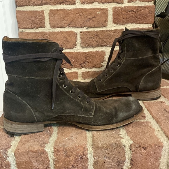 John Varvatos Suede Boots Made In Italy Sz 11 Men’s - Picture 5 of 11